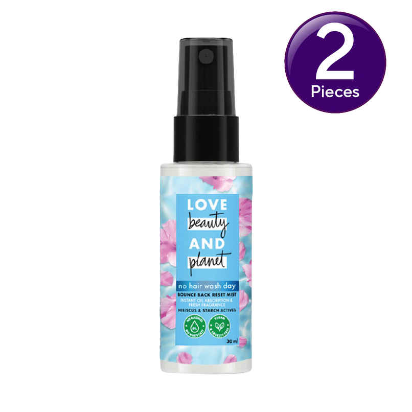 Love Beauty and Planet Bounce Back Reset Mist - No Alcohol Dry Shampoo Combo Love Beauty and Planet Bounce Back Reset Mist - No Alcohol Dry Shampoo Combo