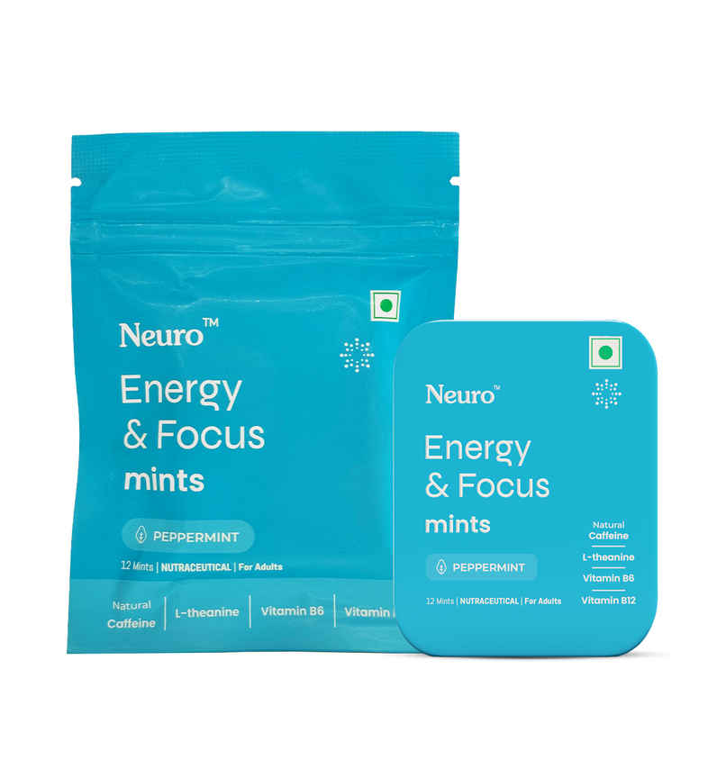 Neuro Energy and Focus Gum Mint Tin Peppermint