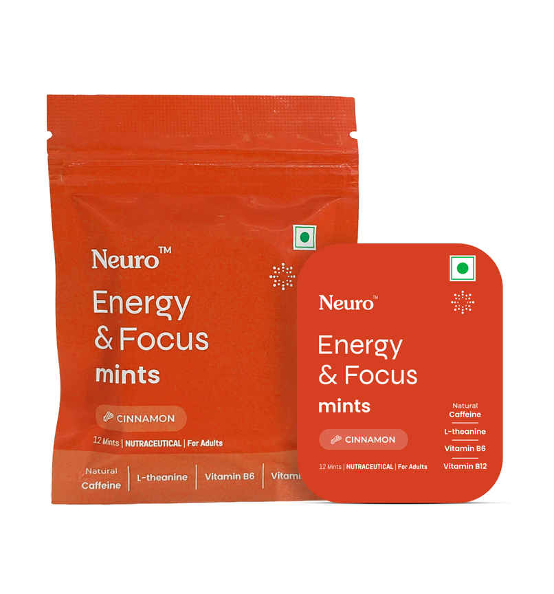 Neuro Energy and Focus Gum Mint Tin Cinnamon
