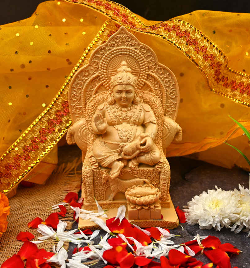 Lord Kuber, The God Of Wealth Idol | ServDharm Lord Kuber, The God Of Wealth Idol | ServDharm