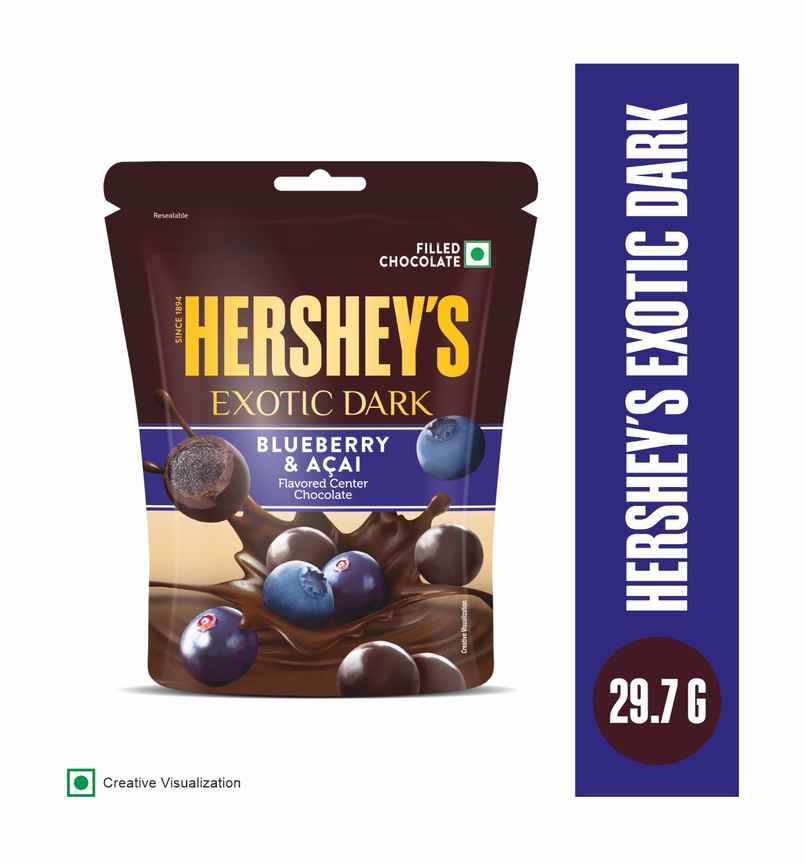 Hershey's Exotic Dark Blueberry And Acai | Chocolates Share Bag Hershey's Exotic Dark Blueberry And Acai | Chocolates Share Bag