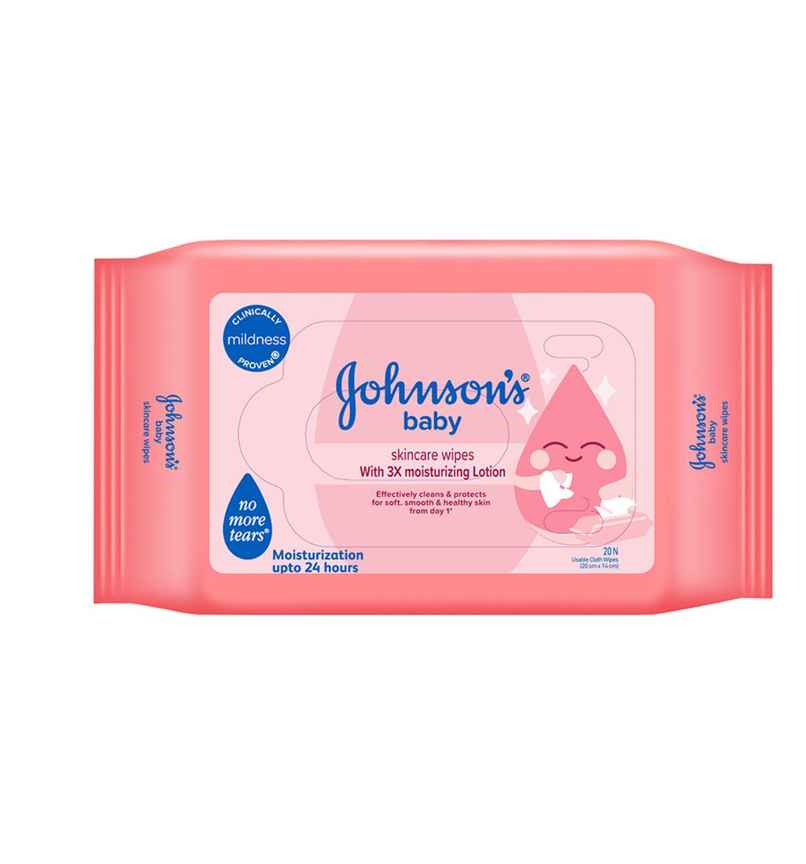 Johnson's Baby Skincare Wipes 20 PIECE Johnson's Baby Skincare Wipes 20 PIECE
