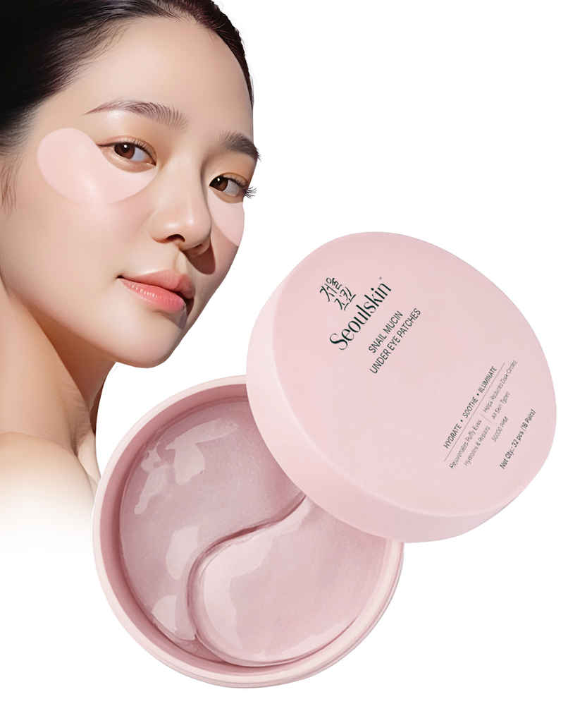 Seoulskin Snail Mucin Under Eye Patches | Dark Circles & Puffy Eyes Care