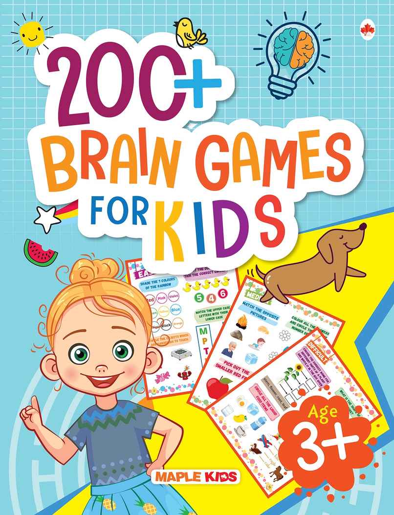 Brain Boosting Activity Book for Kids - 200+ Activities for Age 3+ - Kids Activity Book