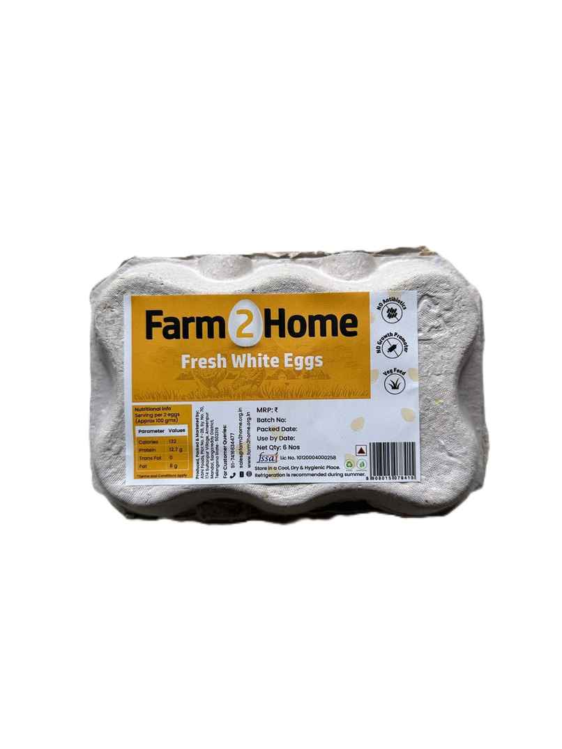 Farm2Home Fresh White Eggs