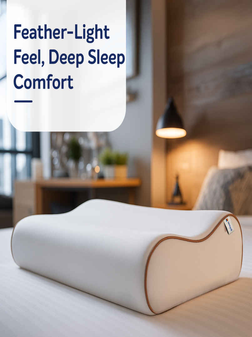 Sleepwell Zenn Classic Ortho Ultralight Foam Pillow | 24 x 14 x 3.5 Inches | White Sleepwell Zenn Classic Ortho Ultralight Foam Pillow | 24 x 14 x 3.5 Inches | White