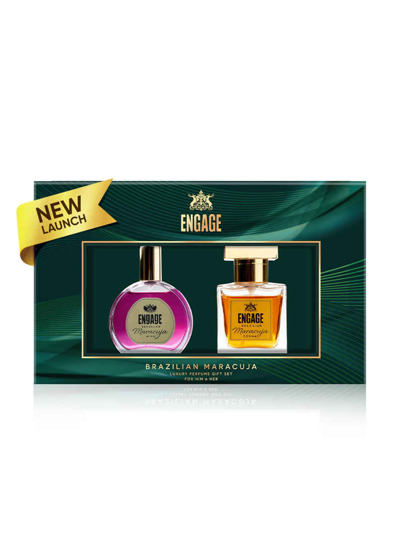 Engage Brazilian Maracuja Luxury Perfume Gift Set for Men & Women | Long Lasting Perfumes Engage Brazilian Maracuja Luxury Perfume Gift Set for Men & Women | Long Lasting Perfumes