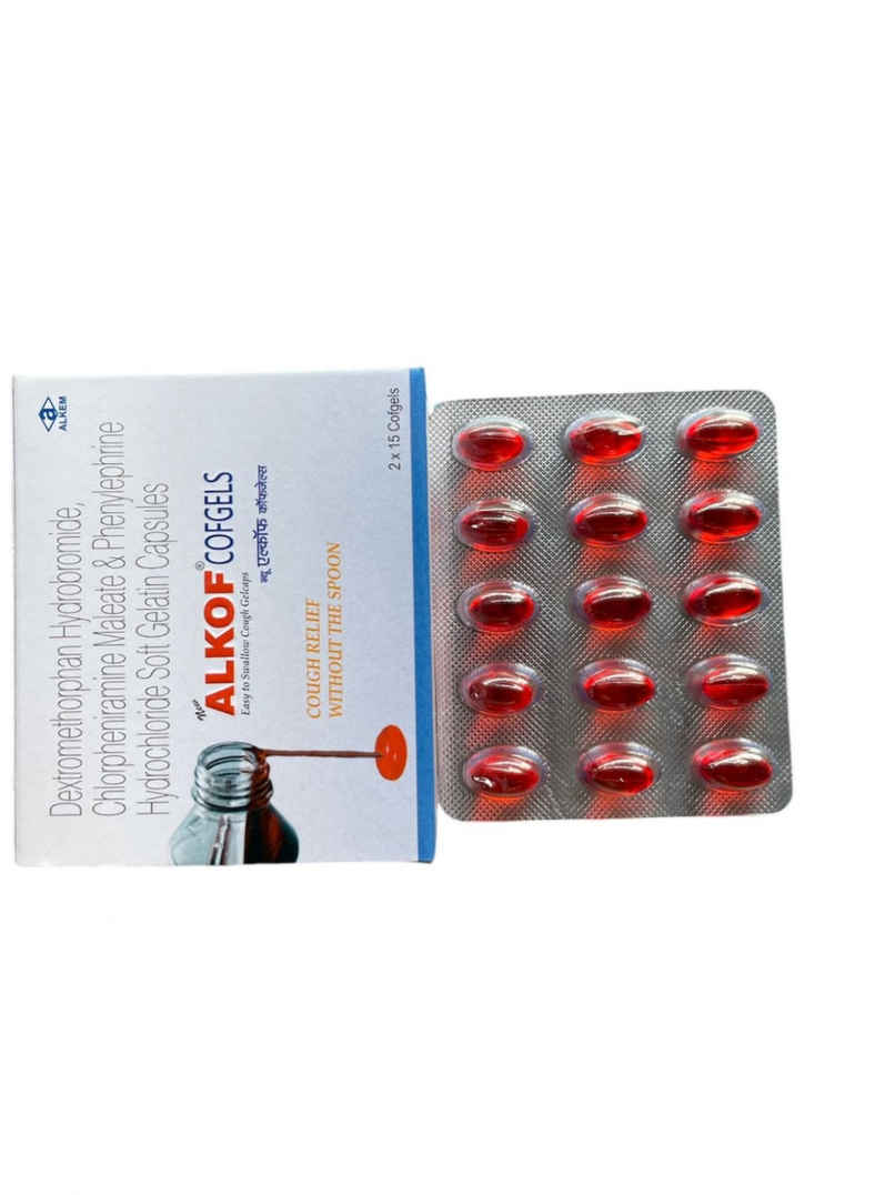 New Alkof Cofgels Soft Gelatin Capsule