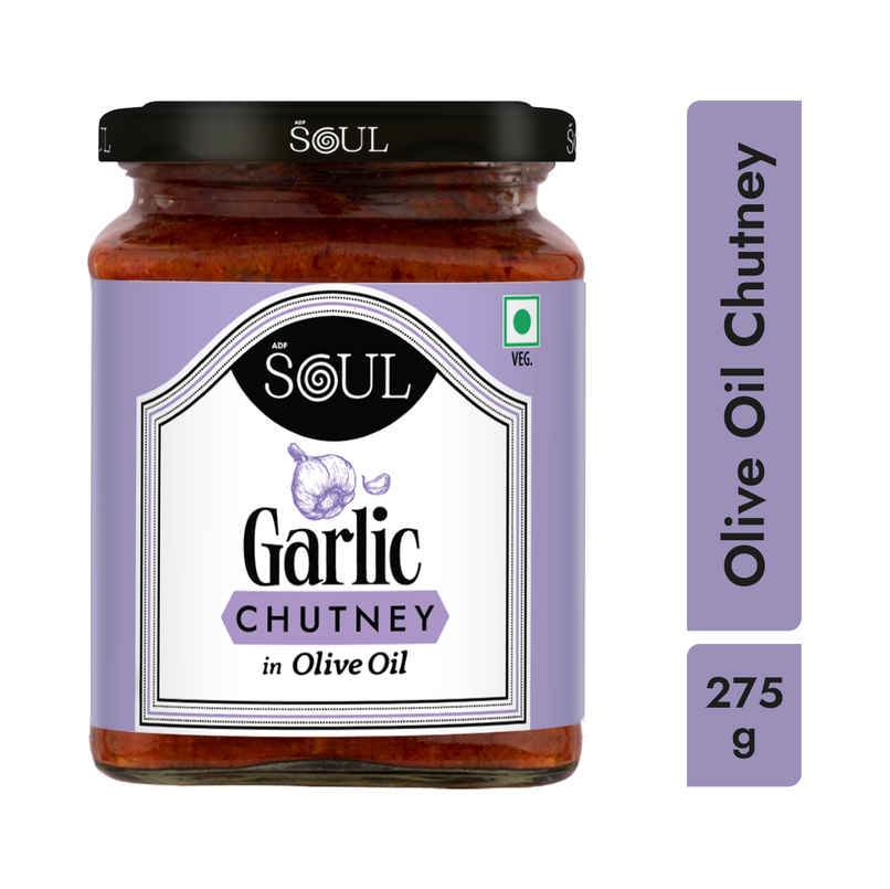 ADF Soul Garlic Chutney In Olive Oil ADF Soul Garlic Chutney In Olive Oil