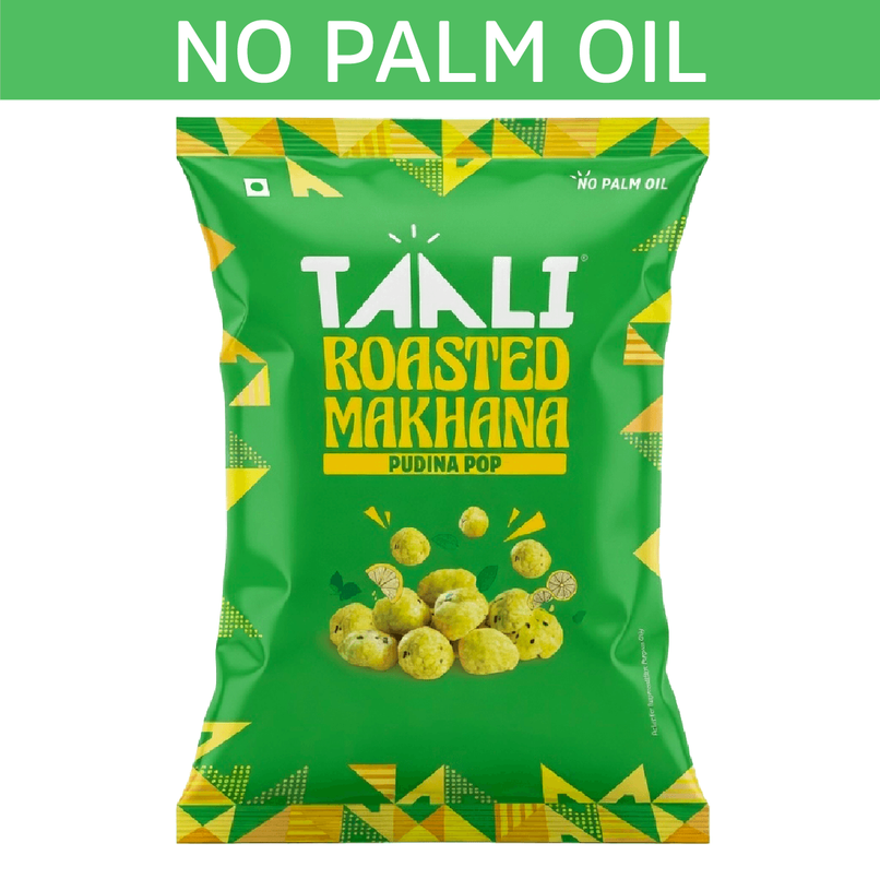 Taali Roasted Makhana - Pudina Foxnuts, Crunchy, Natural, Rich in Protein Taali Roasted Makhana - Pudina Foxnuts, Crunchy, Natural, Rich in Protein