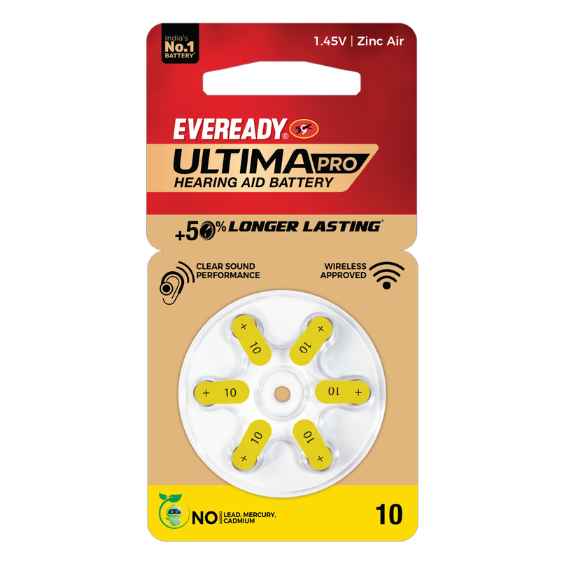 Eveready Ultima Pro Hearing Aid Batteries | Size 10 Eveready Ultima Pro Hearing Aid Batteries | Size 10