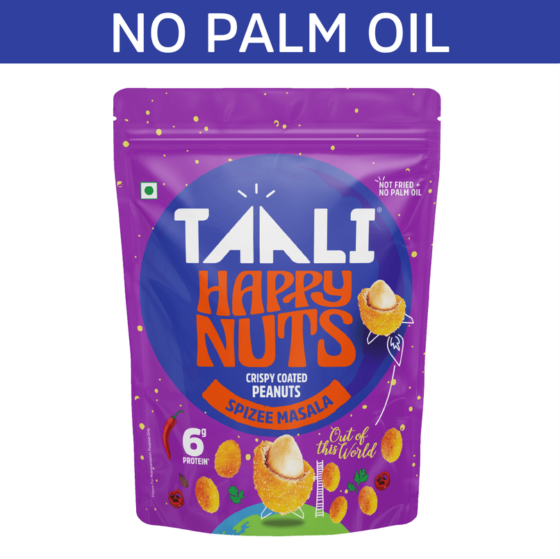 Taali Spizee Masala Coated Peanuts, Crispy, Roasted Not Fried, Happy Nuts, No Maida Taali Spizee Masala Coated Peanuts, Crispy, Roasted Not Fried, Happy Nuts, No Maida