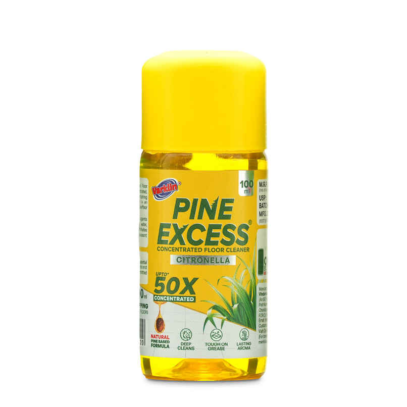 Varklin Pine Excess Floor Cleaner 50X Concentrated | Citronella Surface Cleaner 100 ml makes 5 L