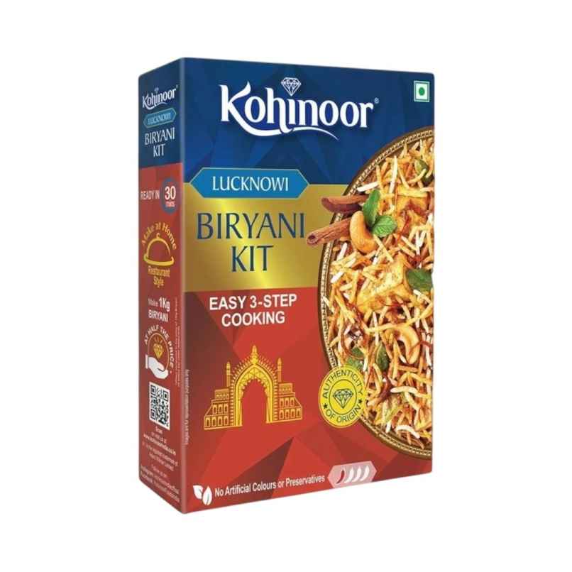 Kohinoor Lucknowi Biryani Kit Kohinoor Authentic Basmati Biryani Kit Kohinoor Lucknowi Biryani Kit Kohinoor Authentic Basmati Biryani Kit