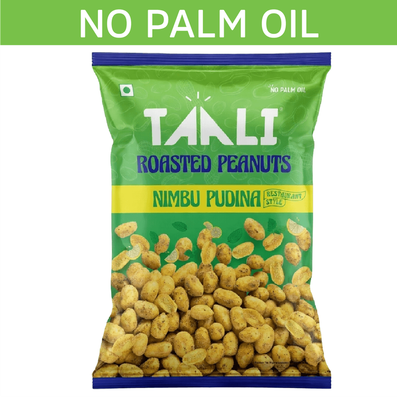 Taali Roasted Nimbu Pudina Peanuts, Premium Quality Bharuchi Nuts, Rich in Protein