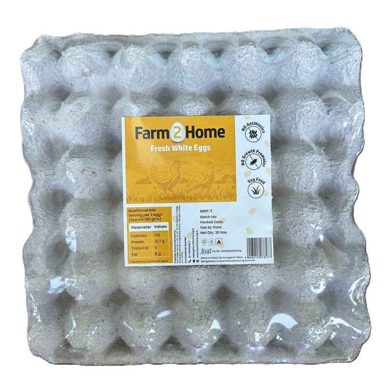 Farm2Home Fresh White Eggs Farm2Home Fresh White Eggs
