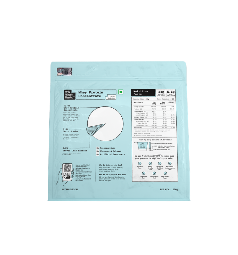 Only What's Needed 24g Whey Protein Concentrate