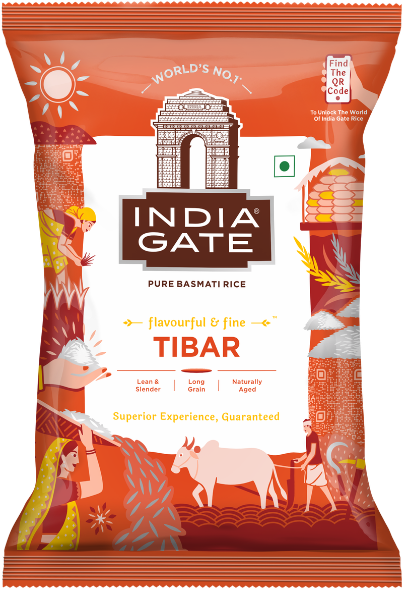 India Gate Flavourful & Fine Tibar Pure Basmati Rice