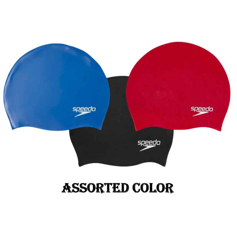 Speedo Junior Swimming Silicone Cap for Boys & Girls (Colour May Vary)