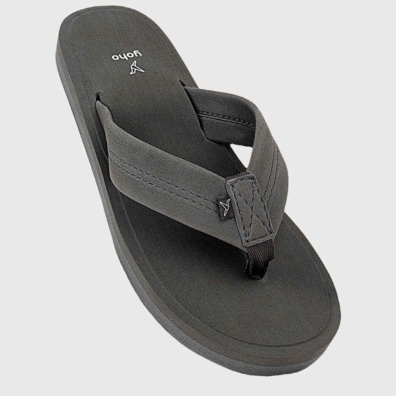 Yoho Men Slippers Bubbles | Monsoon Grey | UK 10 Yoho Men Slippers Bubbles | Monsoon Grey | UK 10