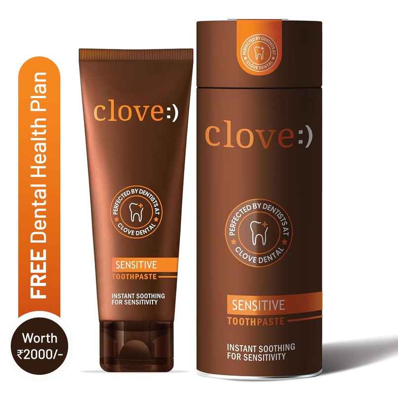 Clove Oral Care Sensitive Toothpaste | Reduce Senstivity | Dual Action Toothpaste For Sensitivty Clove Oral Care Sensitive Toothpaste | Reduce Senstivity | Dual Action Toothpaste For Sensitivty