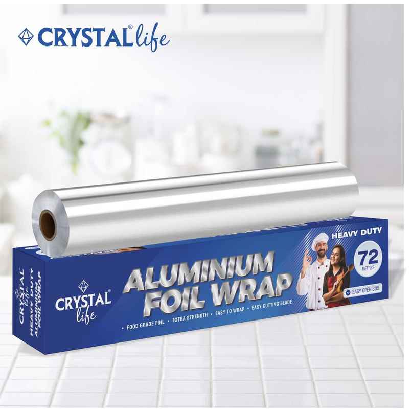 Crystal Life Aluminium Foil Wrap | 72 meter | 11 Mic