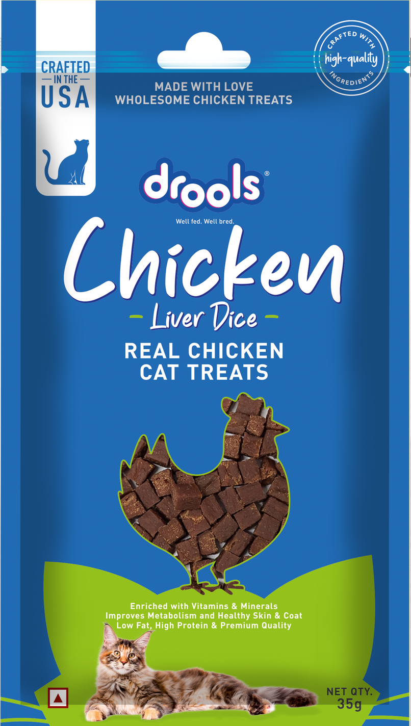 Drools Chicken Liver Dice Cat Treats