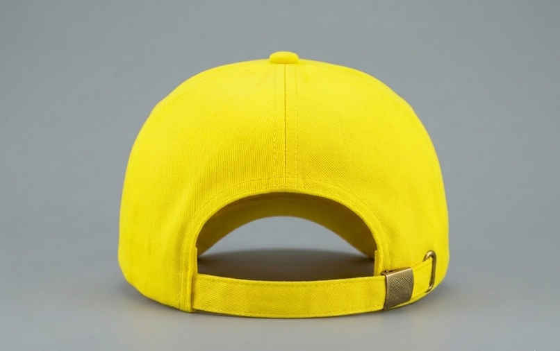 Blynk Unisex Solid Color Baseball Cap with Adjuable Back | Yellow Blynk Unisex Solid Color Baseball Cap with Adjuable Back | Yellow