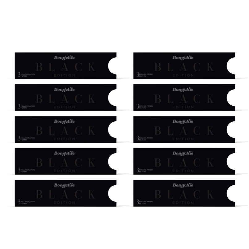 Bongchie Black Edition (Thrice a Day) Black Rolling Paper