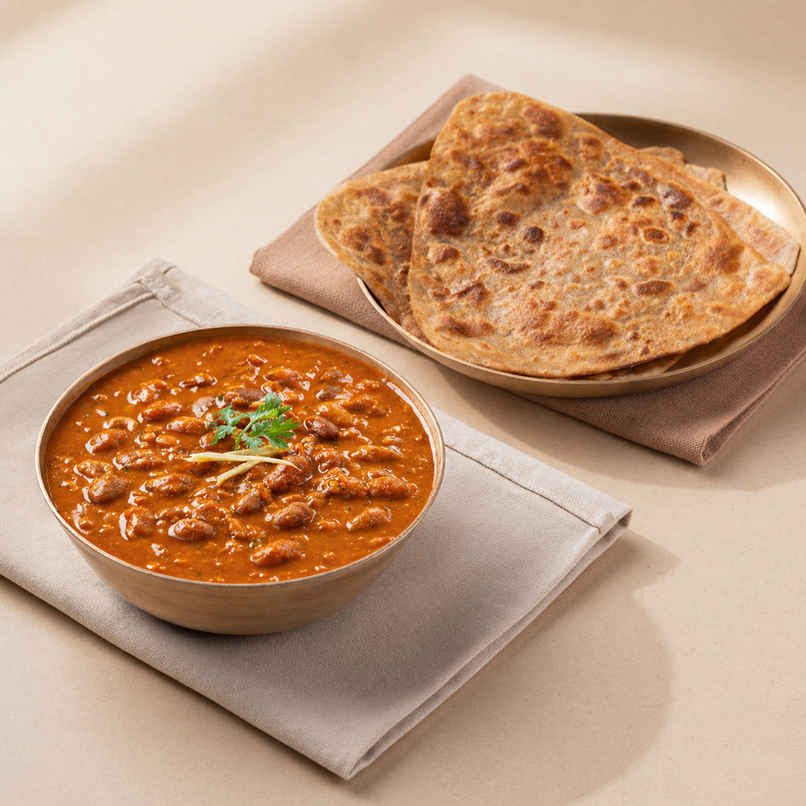 Rajma Masala & Tawa Plain Paratha - Pack of 2 Rajma Masala & Tawa Plain Paratha - Pack of 2