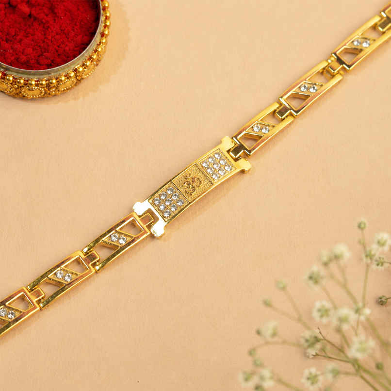 Spiritual Om Heritage Bracelet Rakhi For Brother | Tomuncle Spiritual Om Heritage Bracelet Rakhi For Brother | Tomuncle