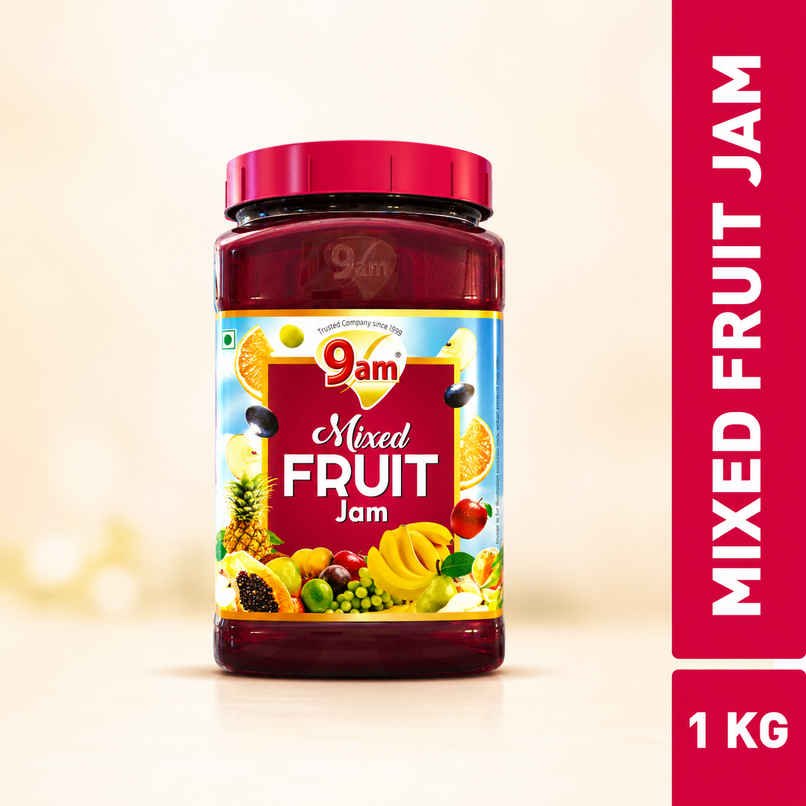 9am Mixed Fruit Jam, Fresh & Flavourful Fruit Spread 9am Mixed Fruit Jam, Fresh & Flavourful Fruit Spread