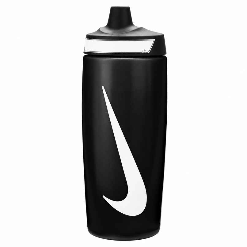 NIKE Refuel Bottle 24 Oz | Sports Sipper Bottle for Gym | Running and Other Sports | Black