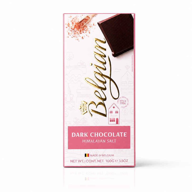 The Belgian Bar Dark Chocolate Himalayan Salt The Belgian Bar Dark Chocolate Himalayan Salt