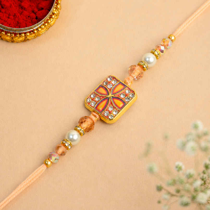 Rakhi for Brother | Studded | Pack of 1 | Avyaan Rakhi Rakhi for Brother | Studded | Pack of 1 | Avyaan Rakhi