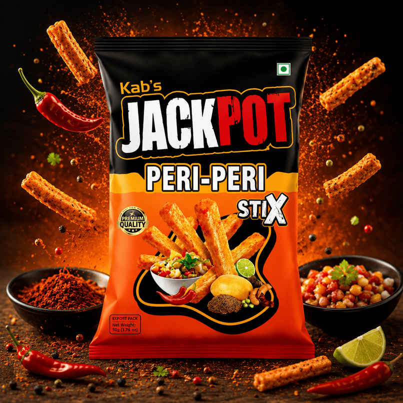 Kab's Jackpot Potato Stix - Peri Peri Kab's Jackpot Potato Stix - Peri Peri