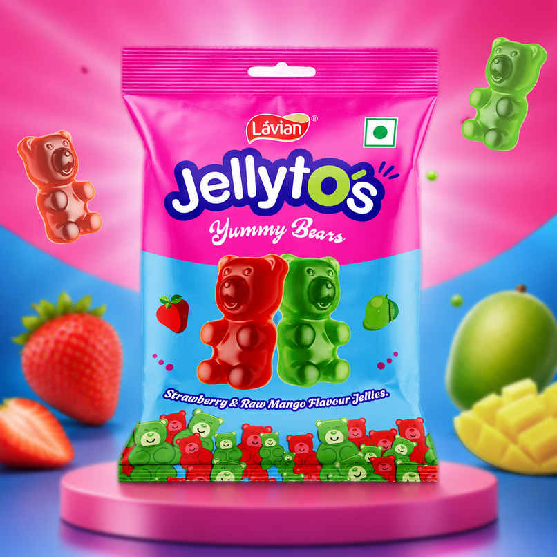 Lavian Exotique Jellytos Bears | Chewy & Fruity Candy