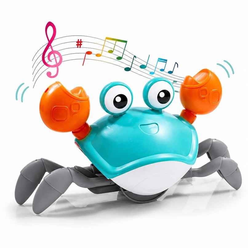 Fablue Crawling Crab Baby Musical Toy for Kids - Sound and Musical Toy for Kids & Toddlers Fablue Crawling Crab Baby Musical Toy for Kids - Sound and Musical Toy for Kids & Toddlers
