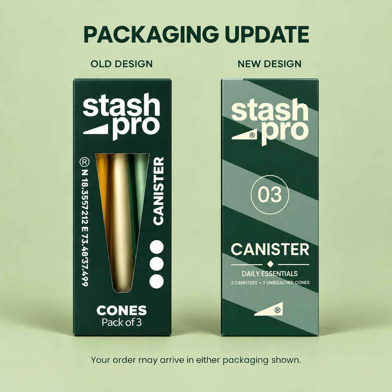 Stash Pro Canister (with 3 Free Pre-Rolled Cones) Stash Pro Canister (with 3 Free Pre-Rolled Cones)