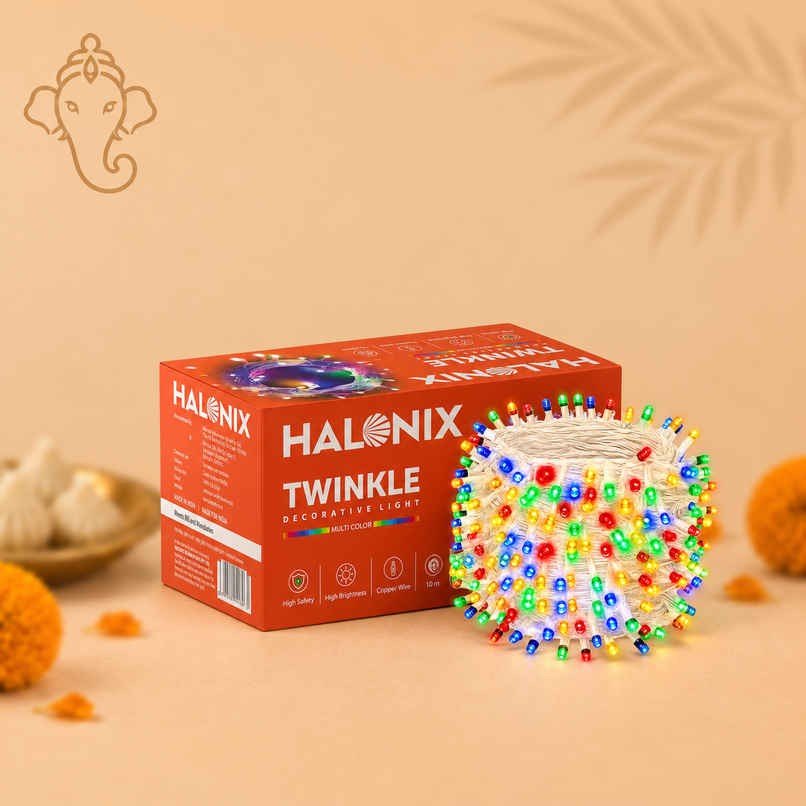 Halonix 10 meter 46 Led Twinkle Multi-Color String light Halonix 10 meter 46 Led Twinkle Multi-Color String light