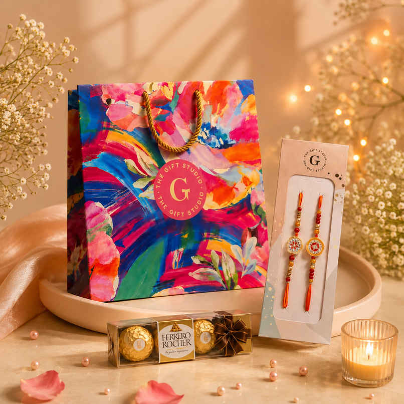 The Gift Studio Sweet Celebrations Rakhi Duo The Gift Studio Sweet Celebrations Rakhi Duo