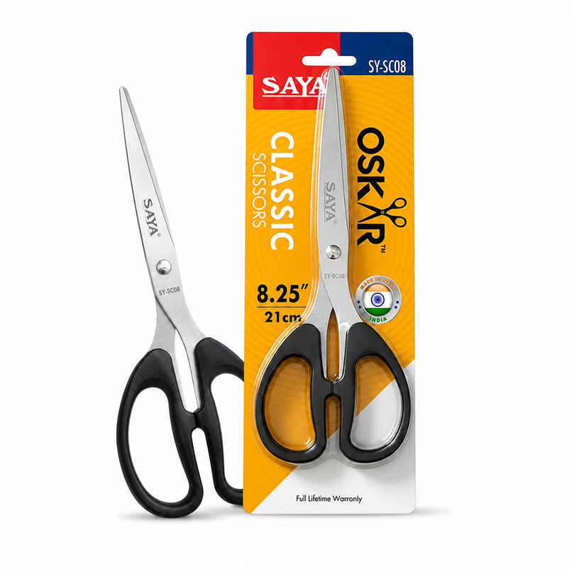 Saya Premium Stainless Steel Scissors - 8.25 in Precision Cutting Shears | Assorted Saya Premium Stainless Steel Scissors - 8.25 in Precision Cutting Shears | Assorted