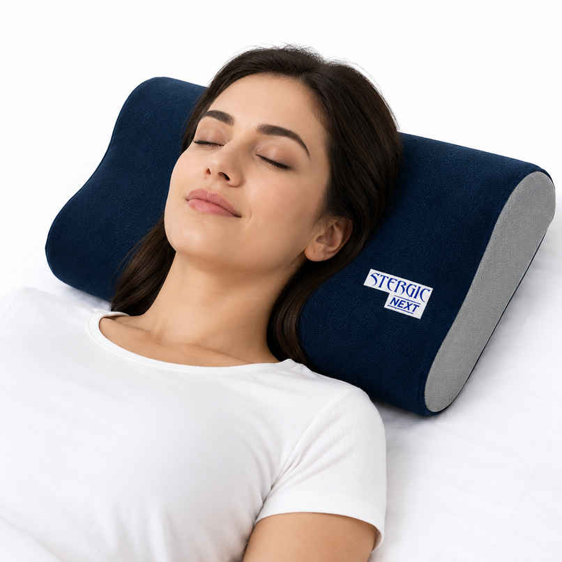 Stergic Next Cervical Pillow For Neck And Shoulder Pain Relief Ergonomic Memory Foam Pillow - Assorted Stergic Next Cervical Pillow For Neck And Shoulder Pain Relief Ergonomic Memory Foam Pillow - Assorted