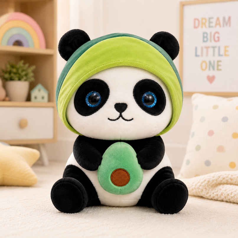 DearJoy Avocado Panda Teddy Soft Toy Stuffed Animal Toy