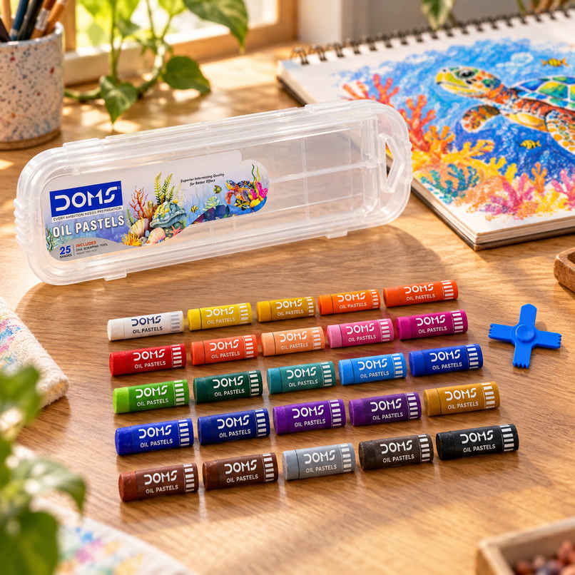 Doms 25 Shades Oil Pastels | Vibrant Colors