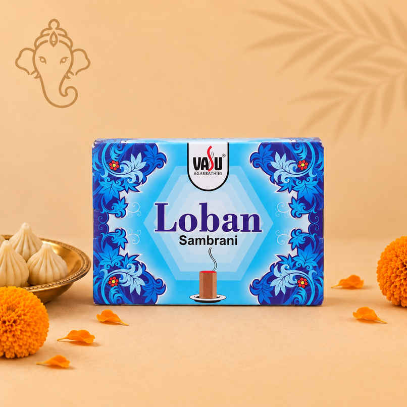 Pure Vasu Loban Stem Sambrani | Pack of 70 | Cycle Pure Vasu Loban Stem Sambrani | Pack of 70 | Cycle