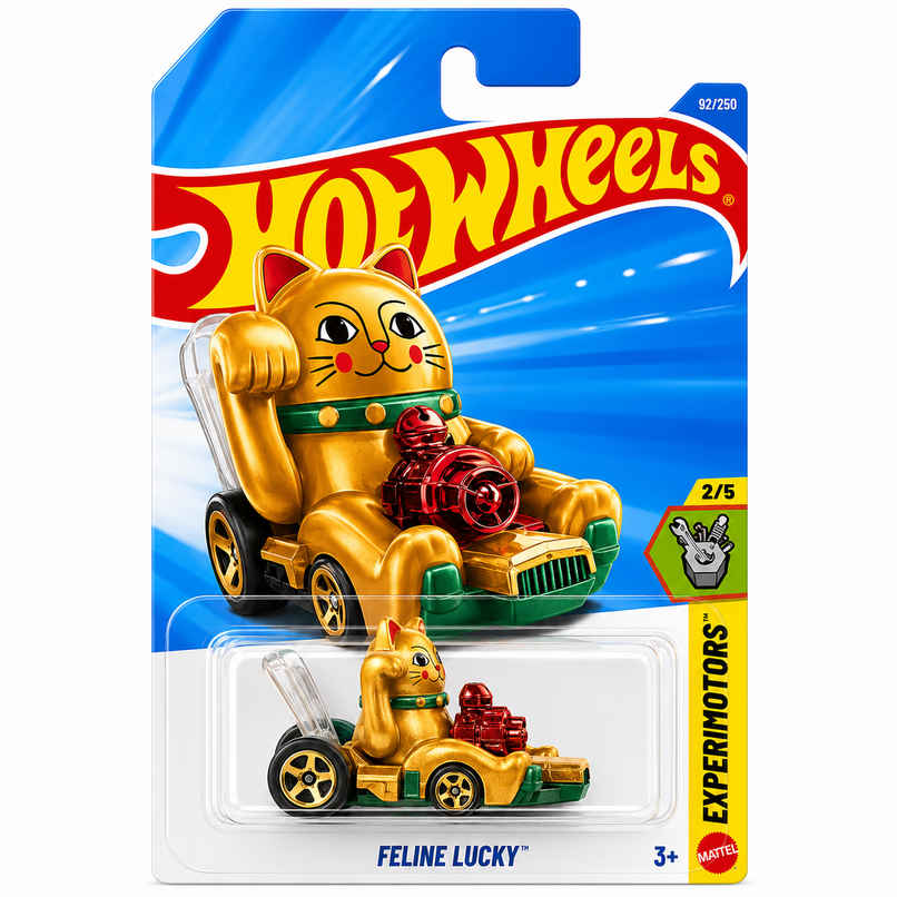 Hot Wheels Car 1:64 Scale Vehicles Series Feline Lucky Hot Wheels Car 1:64 Scale Vehicles Series Feline Lucky