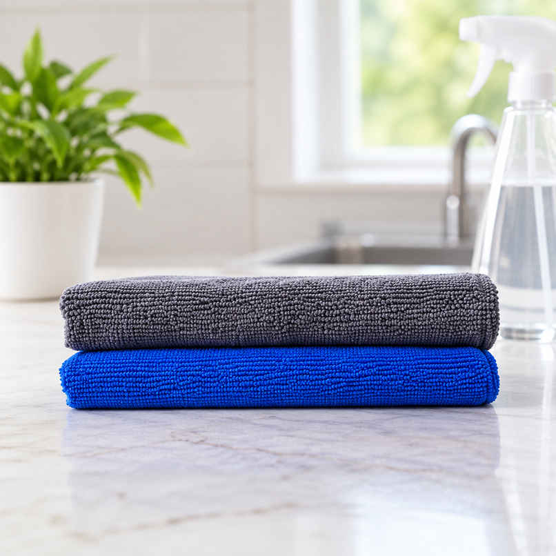 Soft Attire | Multipurpose Microfiber Cleaning Cloth | Pack of 2 | Assorted Colors Soft Attire | Multipurpose Microfiber Cleaning Cloth | Pack of 2 | Assorted Colors
