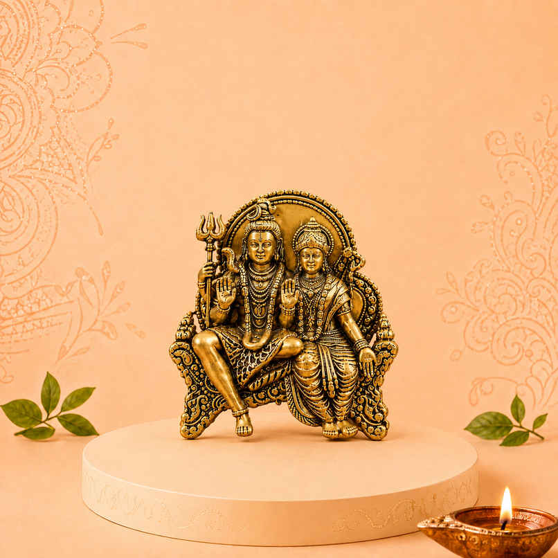 Svasti Brass Shiva Pariwar Idol