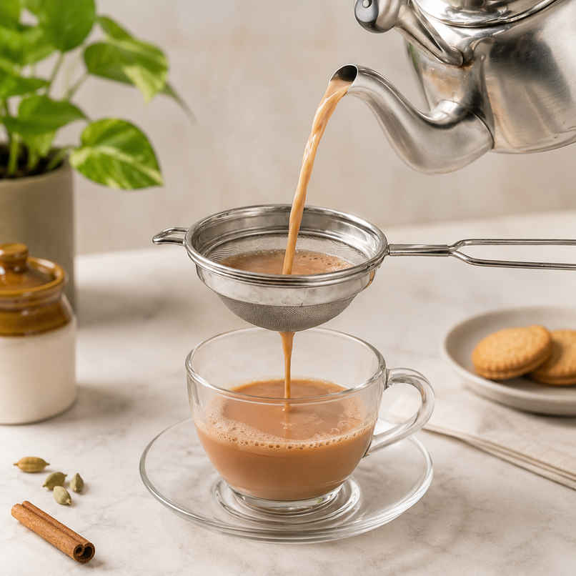 Petals Ss Premium Jali Tea-coffee-chai Channi Strainer Petals Ss Premium Jali Tea-coffee-chai Channi Strainer